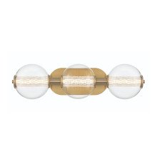 Бра Quintiesse QN-ATOMO-3W-BG Eurofase Atomo Atomo 3 Lt Wall Light Gold, 13 Вт, 1160 лм, 3000К