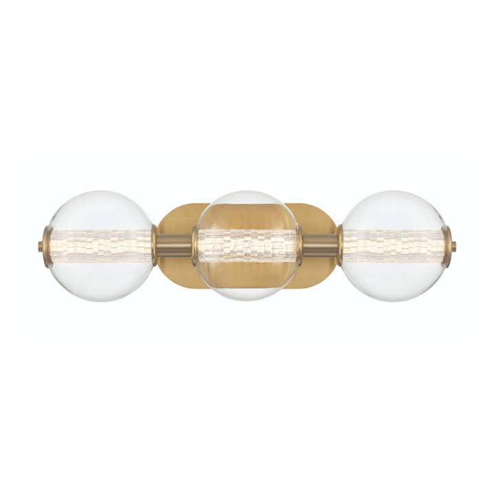 Бра Quintiesse QN-ATOMO-3W-BG Eurofase Atomo Atomo 3 Lt Wall Light Gold, 13 Вт, 1160 лм, 3000К · Quintiesse · quintiesse-qn-atomo-3w-bg