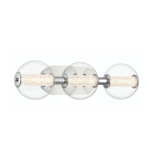 Бра Quintiesse QN-ATOMO-3W-PC Eurofase Atomo Atomo 3 Lt Wall Light Polished Chrome, 13 Вт, 1160 лм, 3000К