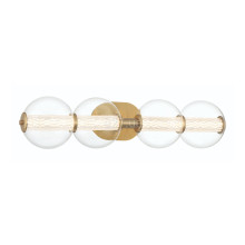 Бра Quintiesse QN-ATOMO-4W-BG Eurofase Atomo Atomo 4 Lt Wall Light Gold, 18.5 Вт, 1780 лм, 3000К · Quintiesse · quintiesse-qn-atomo-4w-bg
