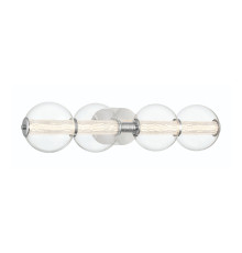 Бра Quintiesse QN-ATOMO-4W-PC Eurofase Atomo Atomo 4 Lt Wall Light Polished Chrome, 18.5 Вт, 1780 лм, 3000К