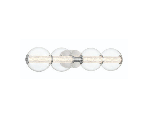 Бра Quintiesse QN-ATOMO-4W-PC Eurofase Atomo Atomo 4 Lt Wall Light Polished Chrome, 18.5 Вт, 1780 лм, 3000К
