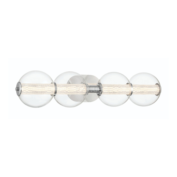 Бра Quintiesse QN-ATOMO-4W-PC Eurofase Atomo Atomo 4 Lt Wall Light Polished Chrome, 18.5 Вт, 1780 лм, 3000К · Quintiesse · quintiesse-qn-atomo-4w-pc