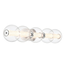 Бра Quintiesse QN-ATOMO-5W-PC Eurofase Atomo Atomo 5 Lt Wall Light Polished Chrome, 25 Вт, 2511 лм, 3000К