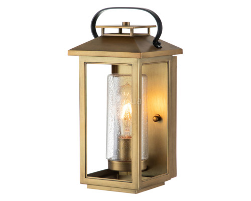 Бра Quintiesse QN-ATWATER-S-PDB Hinkley Atwater Atwater 1 Light Small Wall Lantern Painted Distressed Brass