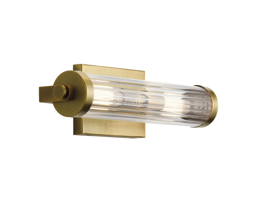 Підсвітка для дзеркала Quintiesse QN-AZORES2-NBR Kichler Azores Azores 2 Light Wall Light Natural Brass