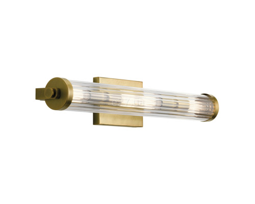 Підсвітка для дзеркала Quintiesse QN-AZORES4-NBR Kichler Azores Azores 4 Light Wall Light Natural Brass