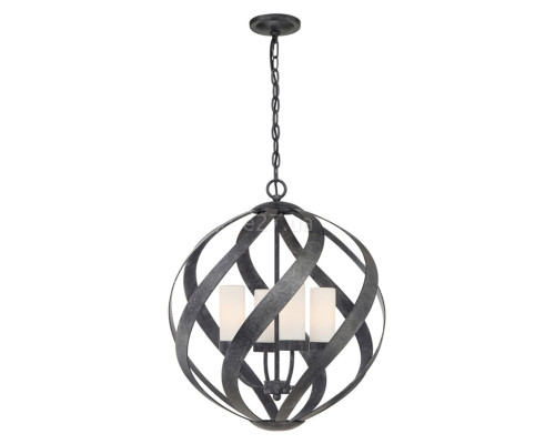 Люстра Quintiesse QN-BLACKSMITH-4P-OBK Quoizel Blacksmith Blacksmith 4 Light Outdoor Chandelier Old Black