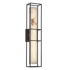 Бра Quintiesse QN-BLAKLEY-L-BK Eurofase Blakley Blakley 1 Lt Wall Light Large Matte Black, 20 Вт, 1750 лм, 3000К