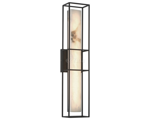 Бра Quintiesse QN-BLAKLEY-L-BK Eurofase Blakley Blakley 1 Lt Wall Light Large Matte Black, 20 Вт, 1750 лм, 3000К