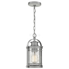 Підвісний світильник Quintiesse QN-BOOKER8-S-IA Quoizel Booker Booker 1 Light Small Chain Lantern Industrial Aluminium · Quintiesse · quintiesse-qn-booker8-s-ia