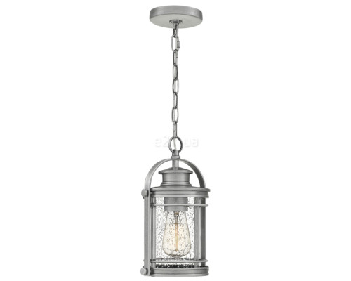 Підвісний світильник Quintiesse QN-BOOKER8-S-IA Quoizel Booker Booker 1 Light Small Chain Lantern Industrial Aluminium