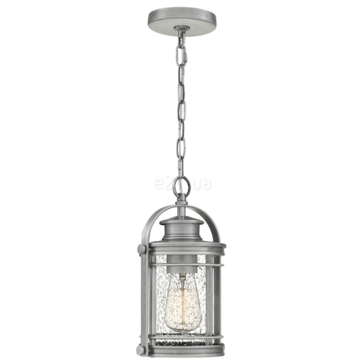 Підвісний світильник Quintiesse QN-BOOKER8-S-IA Quoizel Booker Booker 1 Light Small Chain Lantern Industrial Aluminium · Quintiesse · quintiesse-qn-booker8-s-ia