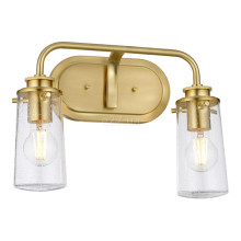 Бра Quintiesse QN-BRAELYN2-BB Kichler Braelyn Braelyn 2 Light Wall Light Brushed Brass · Quintiesse · quintiesse-qn-braelyn2-bb