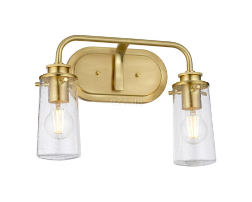 Бра Quintiesse QN-BRAELYN2-BB Kichler Braelyn Braelyn 2 Light Wall Light Brushed Brass
