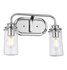 Бра Quintiesse QN-BRAELYN2-PC Kichler Braelyn Braelyn 2 Light Wall Light Polished Chrome