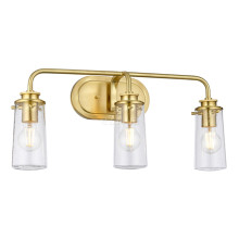 Бра Quintiesse QN-BRAELYN3-BB Kichler Braelyn Braelyn 3 Light Wall Light Brushed Brass · Quintiesse · quintiesse-qn-braelyn3-bb