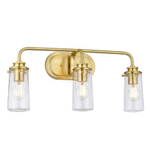 Бра Quintiesse QN-BRAELYN3-BB Kichler Braelyn Braelyn 3 Light Wall Light Brushed Brass