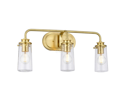 Бра Quintiesse QN-BRAELYN3-BB Kichler Braelyn Braelyn 3 Light Wall Light Brushed Brass