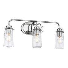 Бра Quintiesse QN-BRAELYN3-PC Kichler Braelyn Braelyn 3 Light Wall Light Polished Chrome · Quintiesse · quintiesse-qn-braelyn3-pc