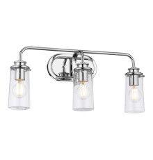 Бра Quintiesse QN-BRAELYN3-PC Kichler Braelyn Braelyn 3 Light Wall Light Polished Chrome