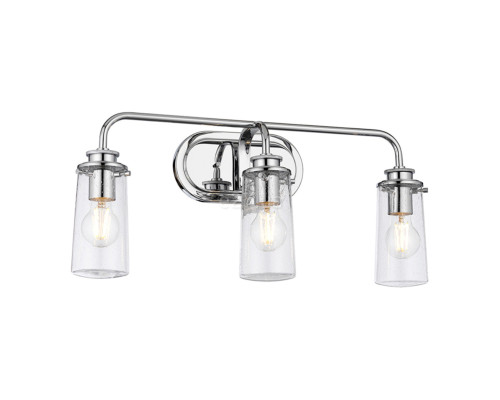 Бра Quintiesse QN-BRAELYN3-PC Kichler Braelyn Braelyn 3 Light Wall Light Polished Chrome