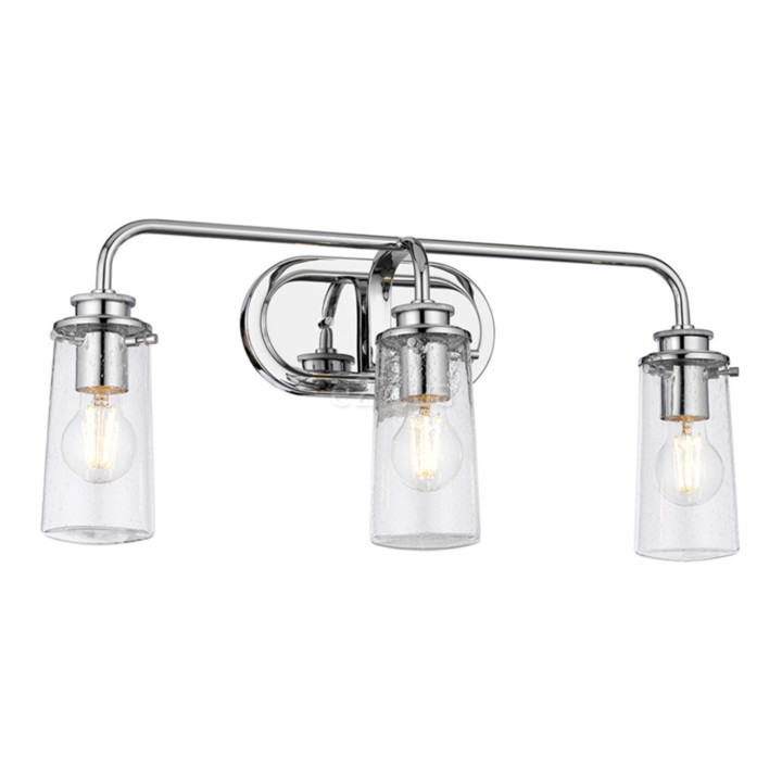 Бра Quintiesse QN-BRAELYN3-PC Kichler Braelyn Braelyn 3 Light Wall Light Polished Chrome · Quintiesse · quintiesse-qn-braelyn3-pc