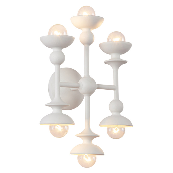 Бра Quintiesse QN-CADENCE-6WB-WHT Alora Cadence Cadence 6 lt Wall Light Antique White · Quintiesse · quintiesse-qn-cadence-6wb-wht