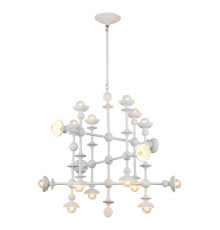 Люстра Quintiesse QN-CADENCE18-WHT Alora Cadence Cadence 18 lt Chandelier Antique White