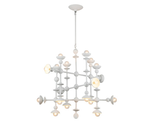 Люстра Quintiesse QN-CADENCE18-WHT Alora Cadence Cadence 18 lt Chandelier Antique White