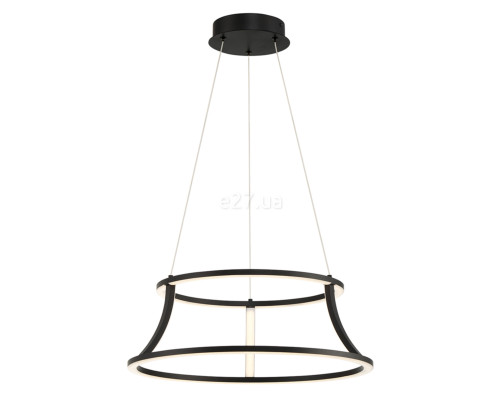 Підвісний світильник Quintiesse QN-CADOUX-P-BK Eurofase Cadoux Cadoux Pendant Chandelier Matte Black, 54 Вт, 1490 лм, 3000К