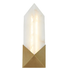 Бра Quintiesse QN-CAESAR-W-S-VBS-AR Alora Caesar Caesar Small LED Wall Light Vintage Brass, 11 Вт, 420 лм, 3000К