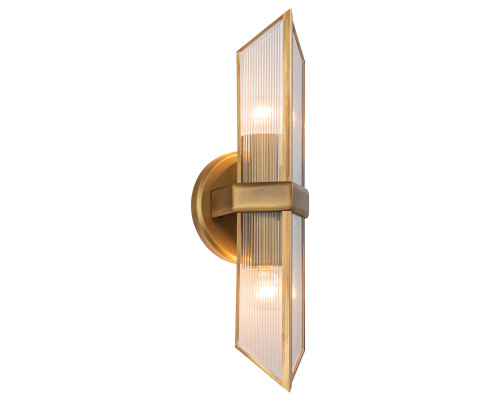Бра Quintiesse QN-CAIRO-2WB-VBS-CR Alora Cairo Cairo 2 lt Wall Light Vintage Brass