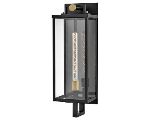 Бра Quintiesse QN-CATALINA-L Hinkley Catalina Catalina 1 lt Large Wall Lantern Black with Burnished Bronze accents