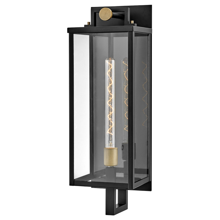 Бра Quintiesse QN-CATALINA-L Hinkley Catalina Catalina 1 lt Large Wall Lantern Black with Burnished Bronze accents · Quintiesse · quintiesse-qn-catalina-l