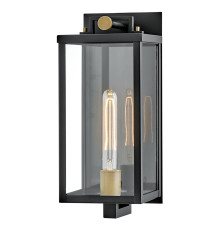 Бра Quintiesse QN-CATALINA-M Hinkley Catalina Catalina 1 lt Medium Wall Lantern Black with Burnished Bronze accents