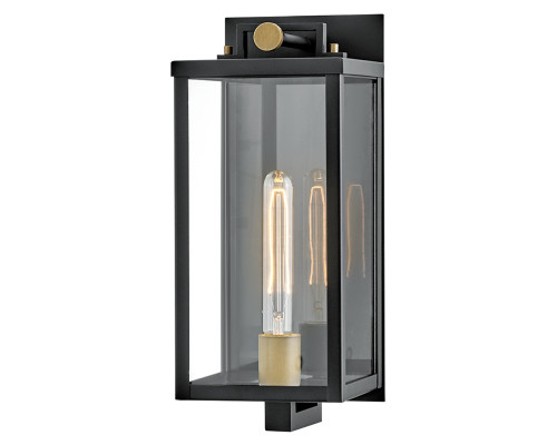 Бра Quintiesse QN-CATALINA-M Hinkley Catalina Catalina 1 lt Medium Wall Lantern Black with Burnished Bronze accents