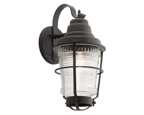 Бра Quintiesse QN-CHANCE-HARBOR-L Kichler Chance Harbor Chance Harbor 1 Light Large Wall Lantern Weathered Zinc