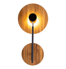 Бра Quintiesse QN-DOT-WB1-TEAK Accord Dot Dot Wall Light Teak Veneer