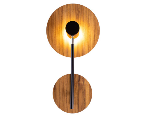 Бра Quintiesse QN-DOT-WB1-TEAK Accord Dot Dot Wall Light Teak Veneer