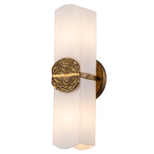 Бра Quintiesse QN-ELAN-2WB-DG-OPAL Elan 2 lt Wall Light Gold Leaf · Quintiesse · quintiesse-qn-elan-2wb-dg-opal