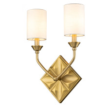 Бра Quintiesse QN-EPSILON-2WB-AB Epsilon 2 lt Wall Light Aged Brass · Quintiesse · quintiesse-qn-epsilon-2wb-ab