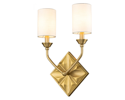 Бра Quintiesse QN-EPSILON-2WB-AB Epsilon 2 lt Wall Light Aged Brass