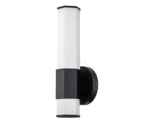 Бра Quintiesse QN-FACET-LED1-BK-BATH Hinkley Facet Facet Single LED Wall Light Matte Black, 12 Вт, 1080 лм, 3000К