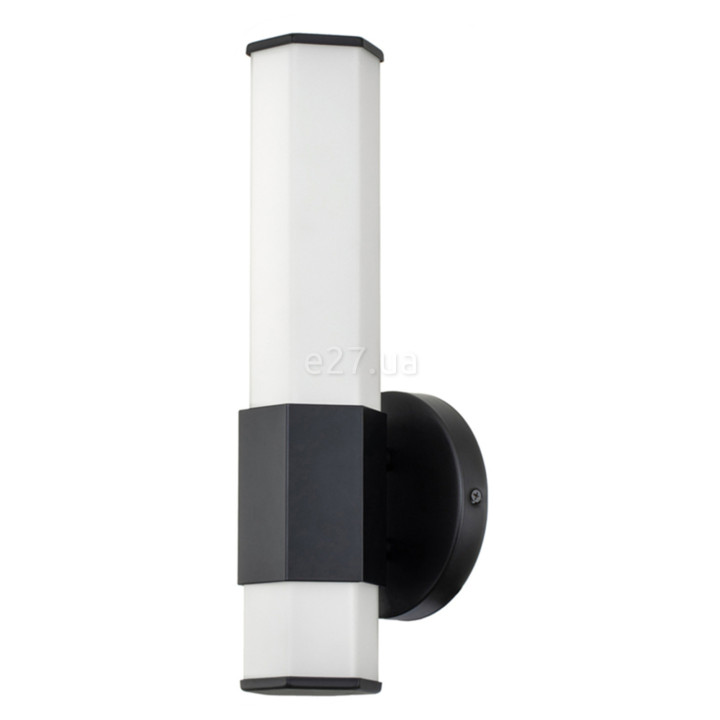 Бра Quintiesse QN-FACET-LED1-BK-BATH Hinkley Facet Facet Single LED Wall Light Matte Black, 12 Вт, 1080 лм, 3000К · Quintiesse · quintiesse-qn-facet-led1-bk-bath