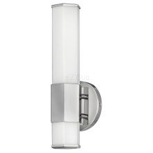 Бра Quintiesse QN-FACET-LED1-PC-BATH Hinkley Facet Facet Single LED Wall Light Polished Chrome, 12 Вт, 1080 лм, 3000К · Quintiesse · quintiesse-qn-facet-led1-pc-bath