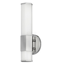 Бра Quintiesse QN-FACET-LED1-PC-BATH Hinkley Facet Facet Single LED Wall Light Polished Chrome, 12 Вт, 1080 лм, 3000К
