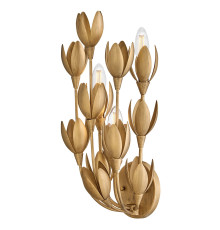 Бра Quintiesse QN-FLORA-3W-GD Hinkley Flora Flora 3 lt Wall Light Burnished Gold
