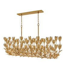 Люстра Quintiesse QN-FLORA10-GD Hinkley Flora Flora 10 lt Linear Chandelier Burnished Gold