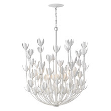 Люстра Quintiesse QN-FLORA6-WHT Hinkley Flora Flora 6 lt Chandelier Textured Plaster · Quintiesse · quintiesse-qn-flora6-wht